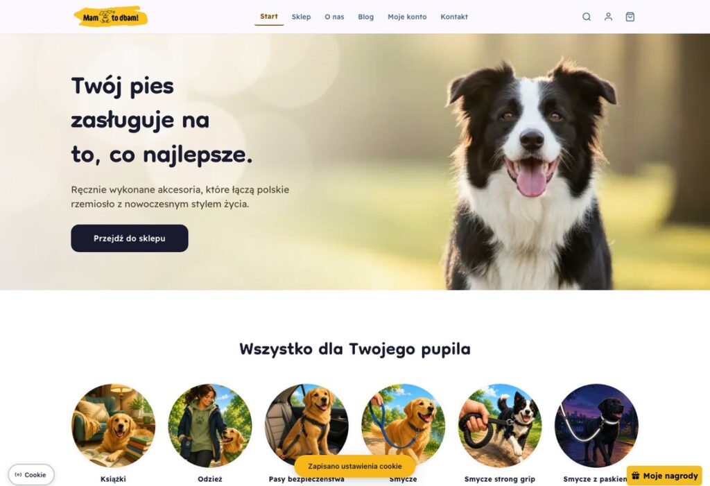 Mam to dbam — sklep z akcesoriami dla psów